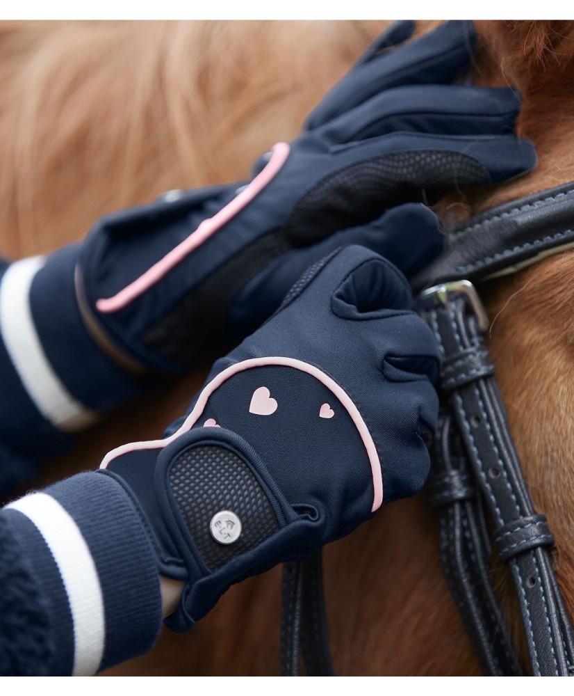 Gants d’équitation Metropolitan Heart, pour enfants