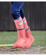 Chaussettes d’équitation Glitter, pour enfants, roserouge-vertmenthe-bleunuit, 35-38