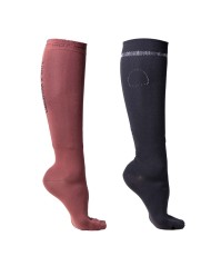 Chaussettes d'équitation collection (lot de 2)