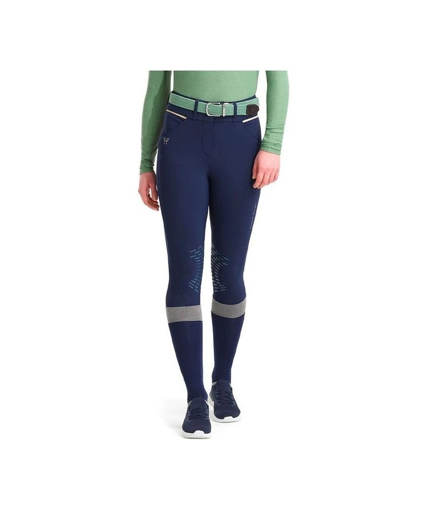 Horse Pilot Pantalons siliconés X-Aerotech® Femme (Bleu Marine)